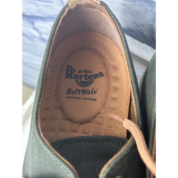 Dr. Martens Mens Shoes Sz 10M Army Green Torriano Waxy Canvas Oxford Lace Up Rck - Picture 10 of 12